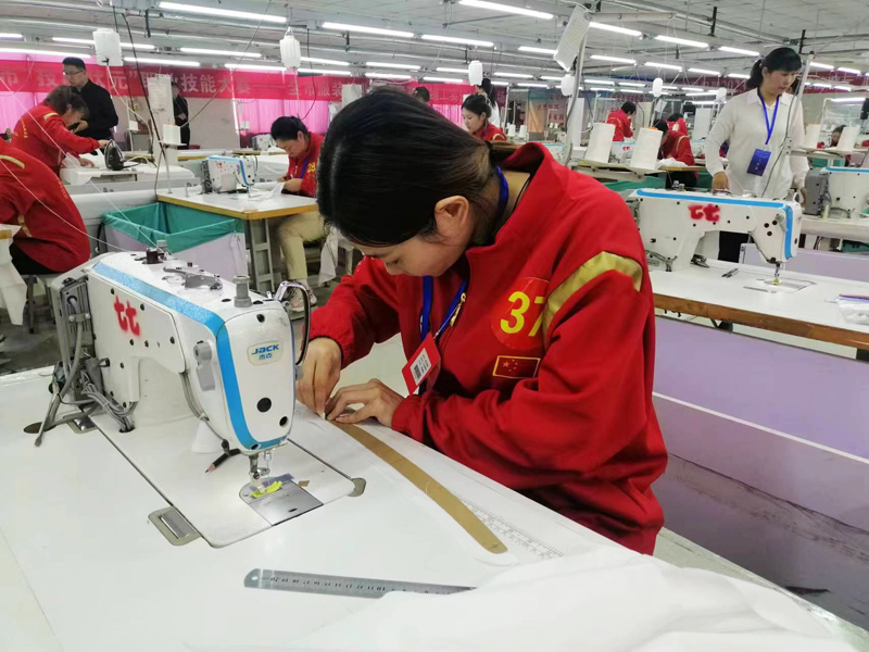 祝賀我公司2名選手在濟寧市服裝行業職業技能競賽中獲獎